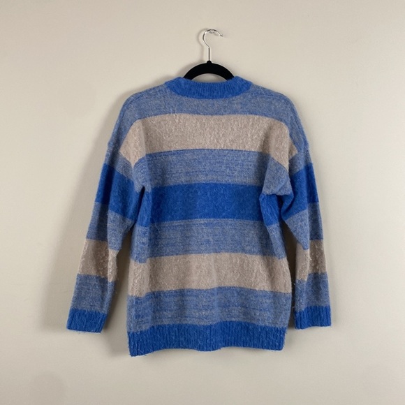 Madewell Otis Fiji Alpaca Wool Space Dye Striped Pullover Sweater sz S - Picture 10 of 13